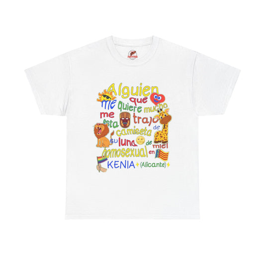 Divertida Camiseta Grafica, Luna De Miel En Kenia Alicante