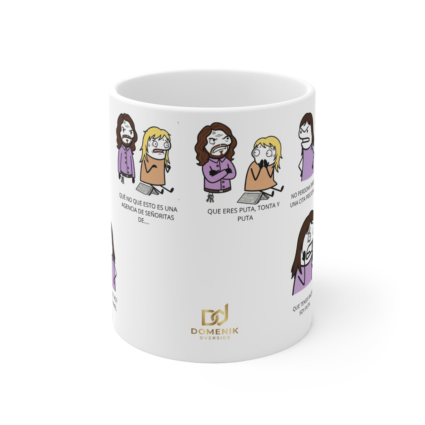 Taza Divertida con Dialogo de Frase de Emilio y Belén