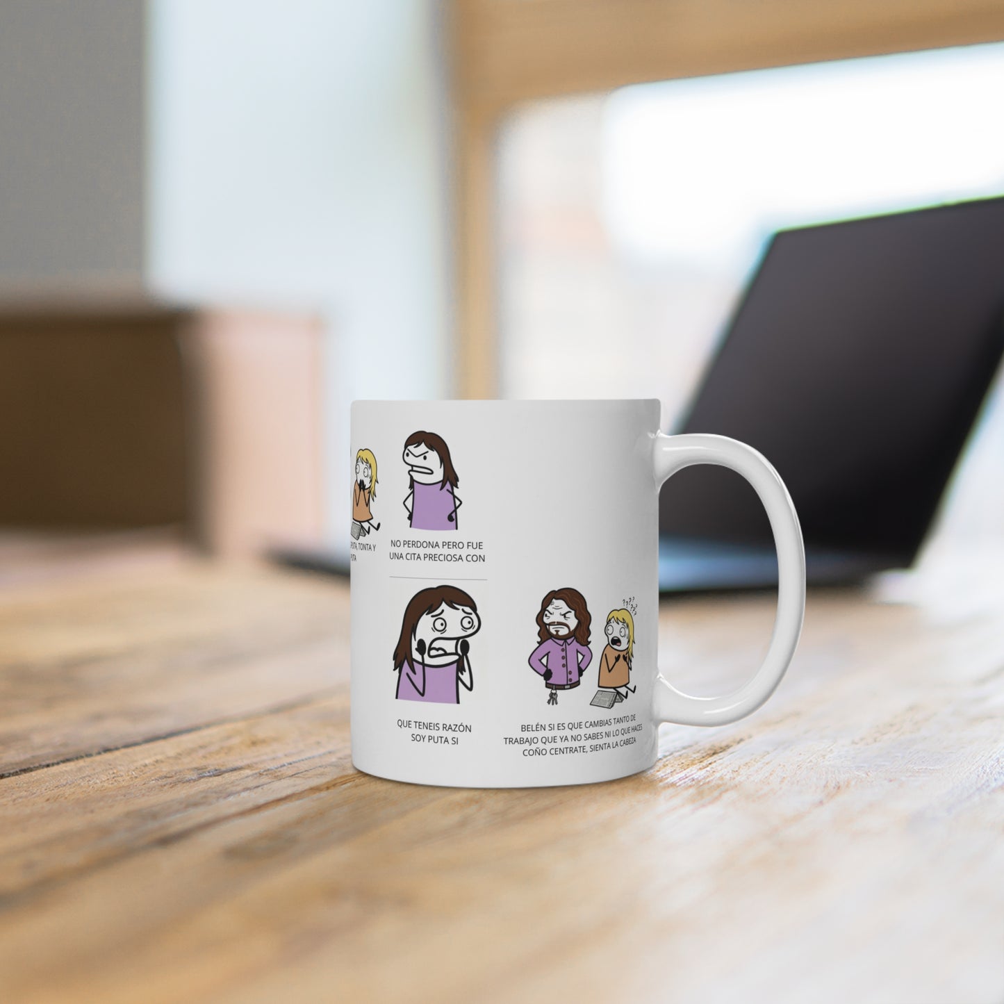 Taza De Belén Y Emilio Dialogo Humoristico