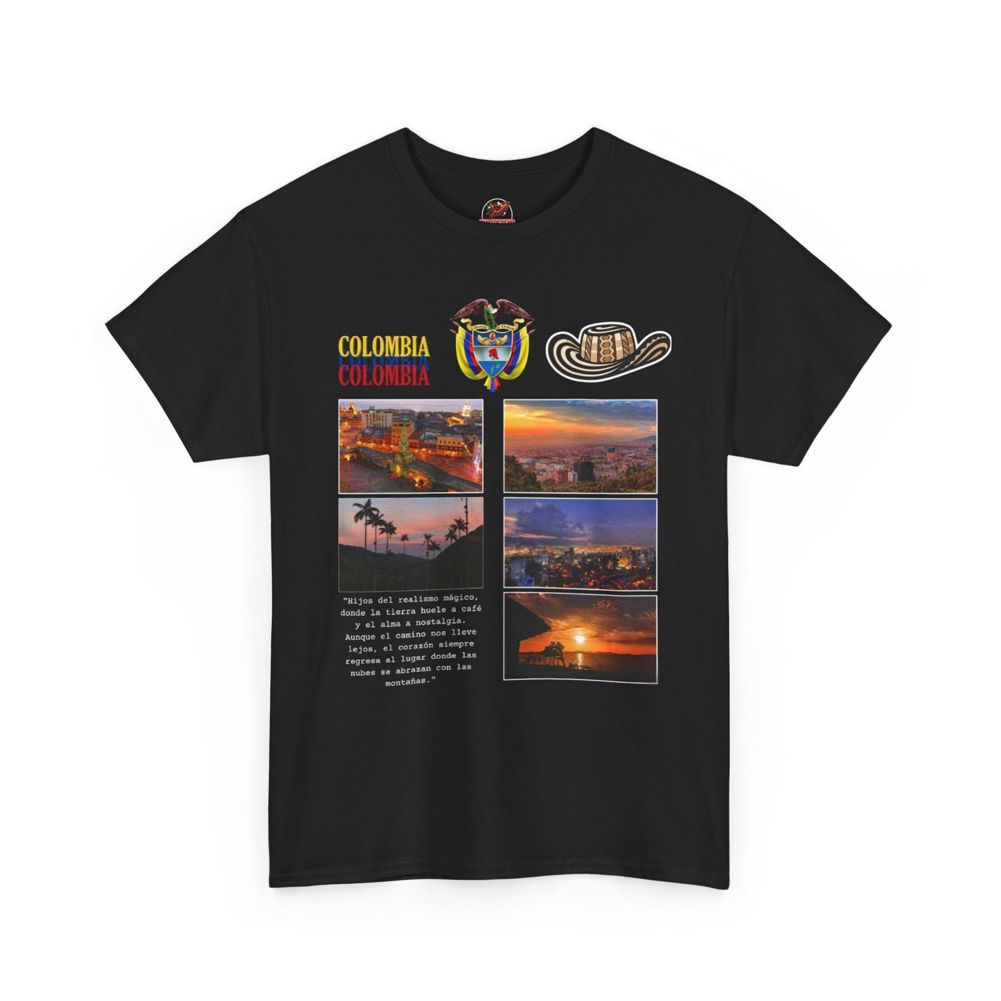 Camiseta Colombia Travel Unisex Heavy Cotton