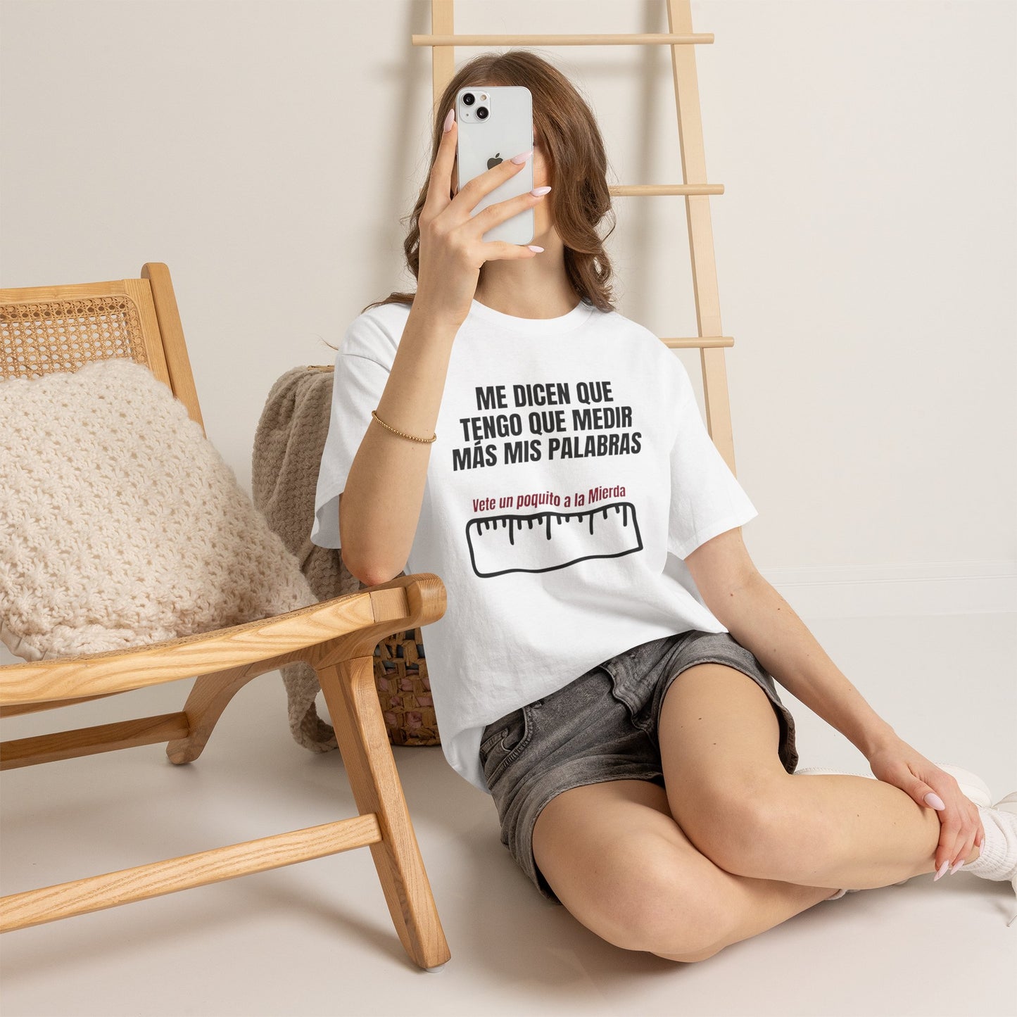 Camiseta “Me dicen que tengo que medir más mis palabras” Unisex Heavy