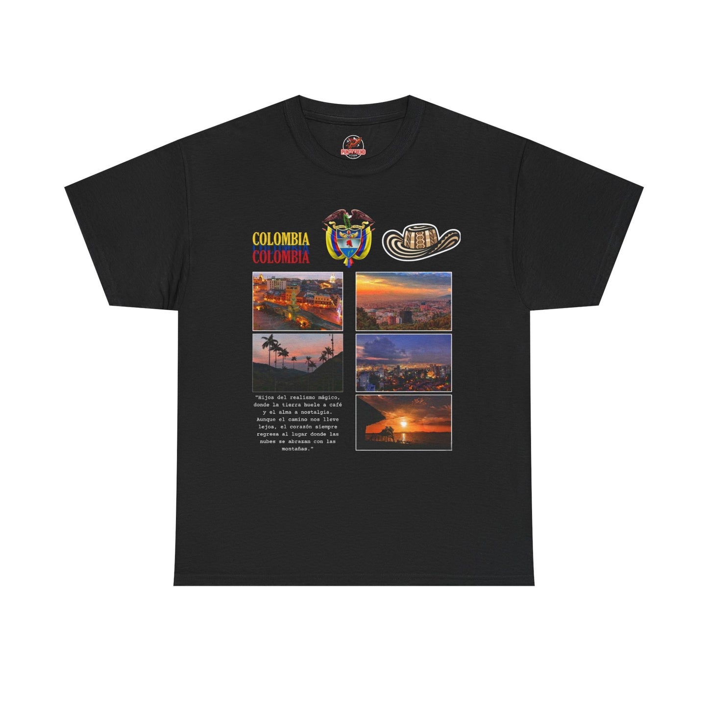 Camiseta Colombia Travel Unisex Heavy Cotton
