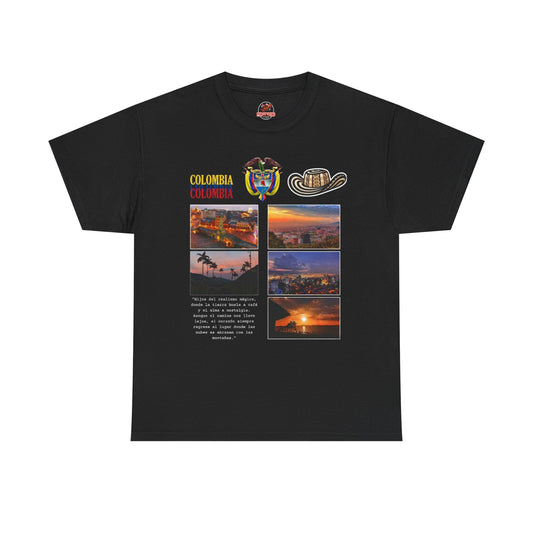Camiseta Colombia Travel Unisex Heavy Cotton