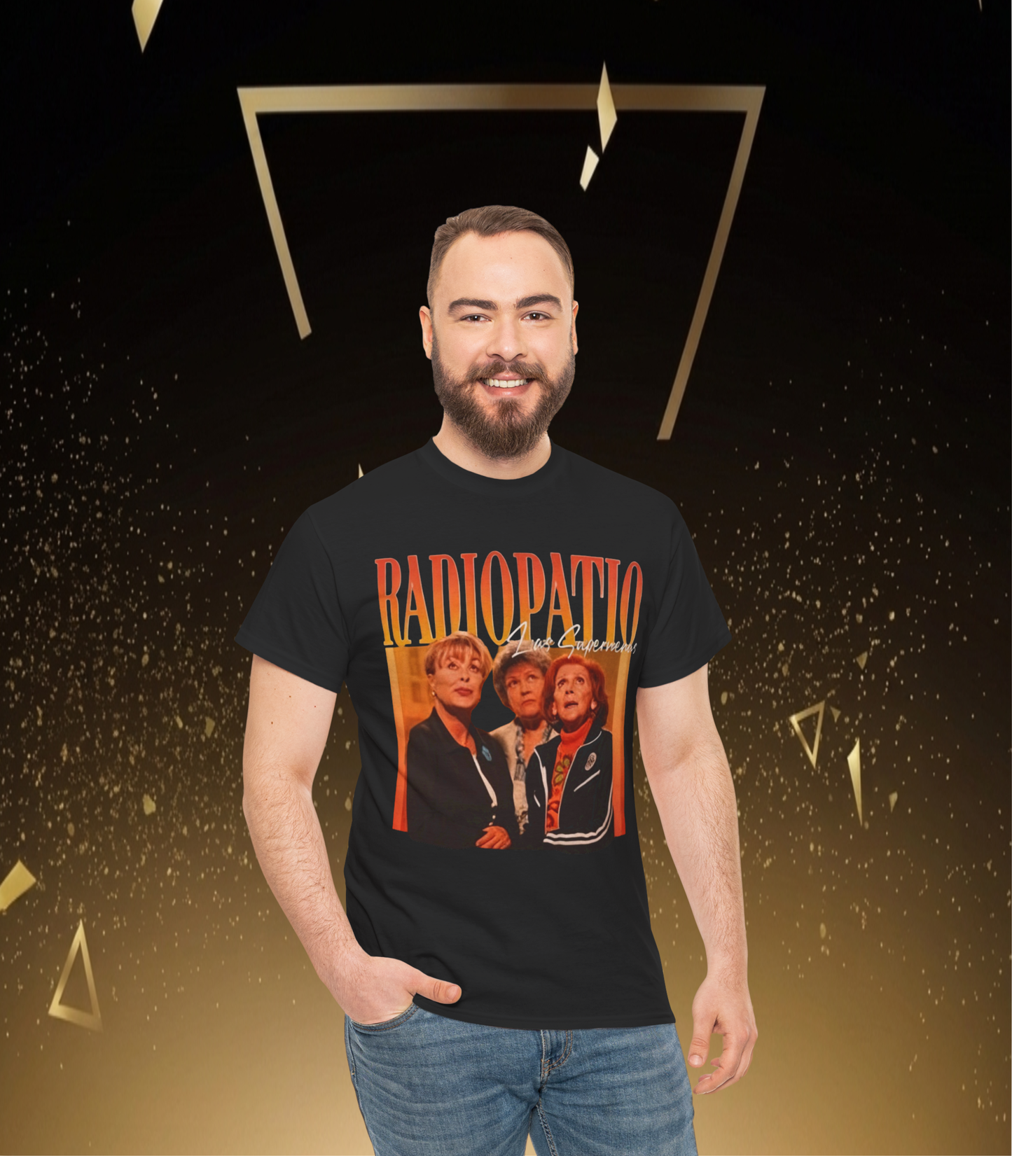 Camiseta Radiopatio Unisex Estilo Retro Vintage