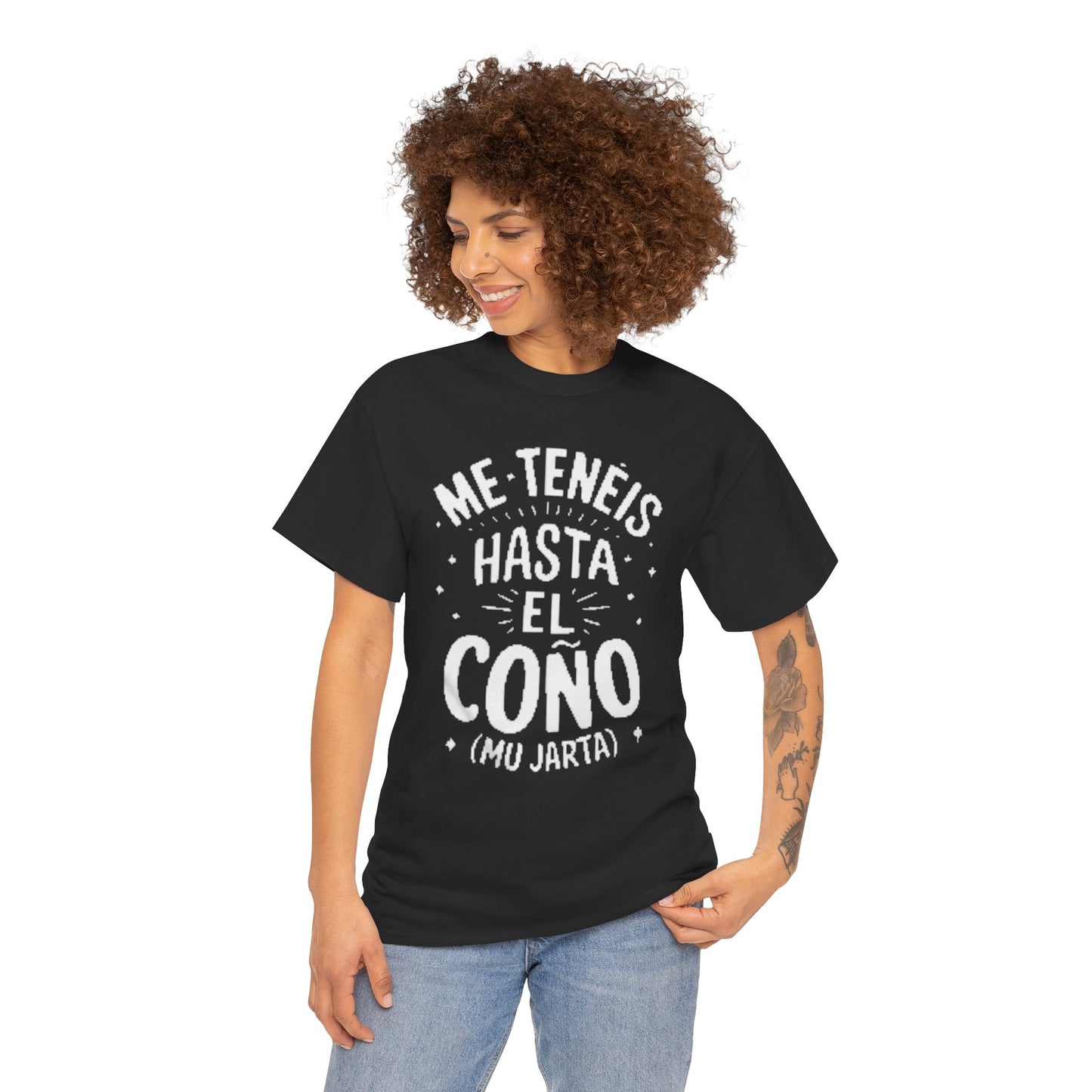 Camiseta Grafica "Me Tenéis Hasta el Coño"