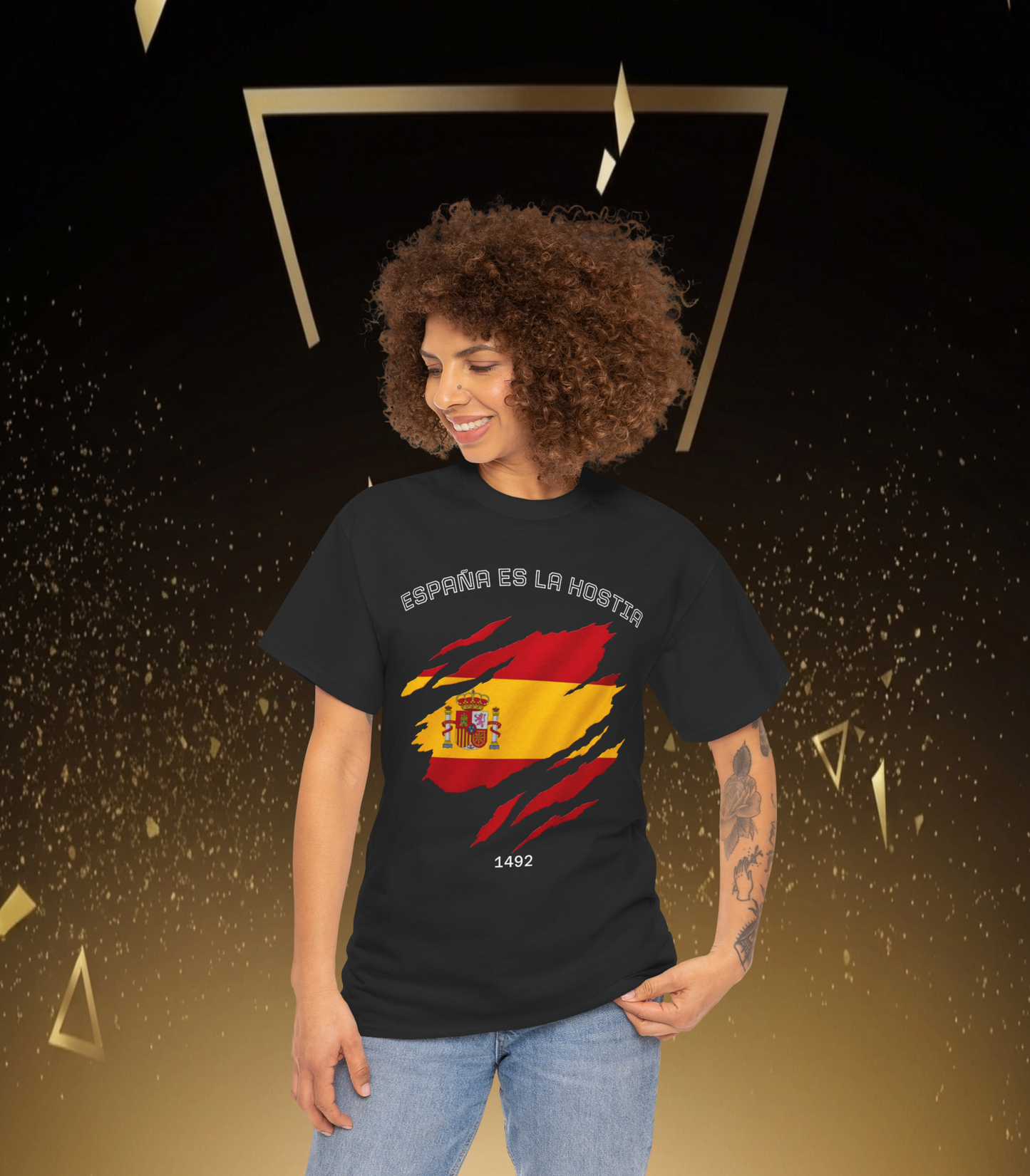 Camiseta "España Es La Hostia" Unisex Heavy