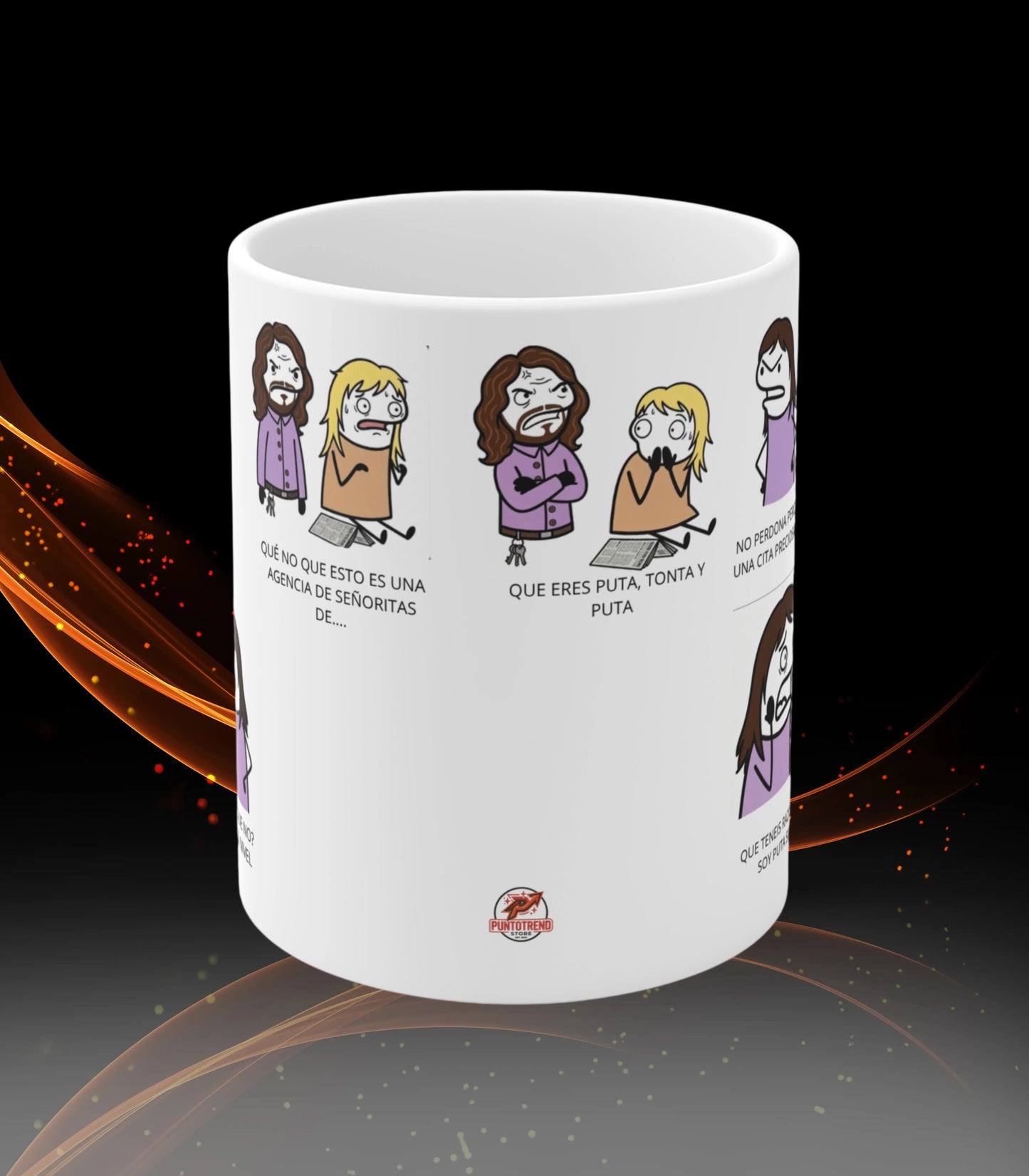 Taza De Belén Y Emilio Dialogo Humoristico