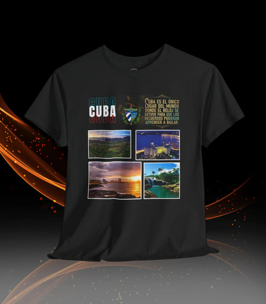 Camiseta Cuba Vintage ,Unisex Heavy Cotton