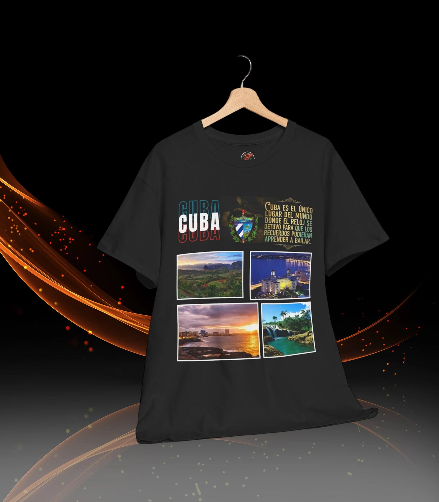 Camiseta Cuba Vintage ,Unisex Heavy Cotton