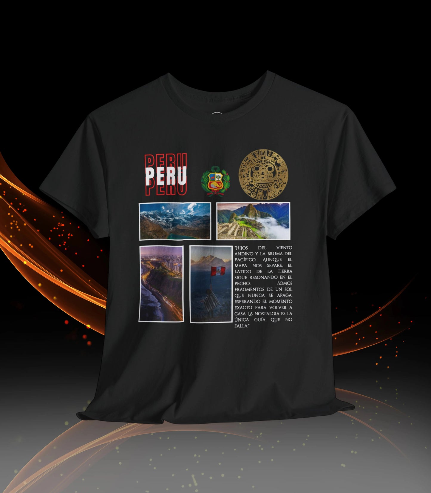 Camiseta Peru Travel Unisex Heavy Cotton