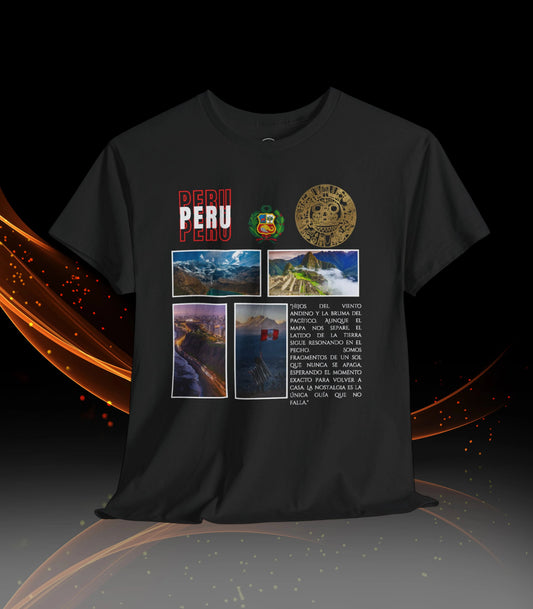Camiseta Peru Travel Unisex Heavy Cotton