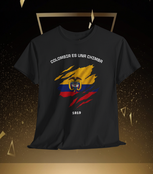 Camiseta Colombia Es Una Chimba Unisex Heavy