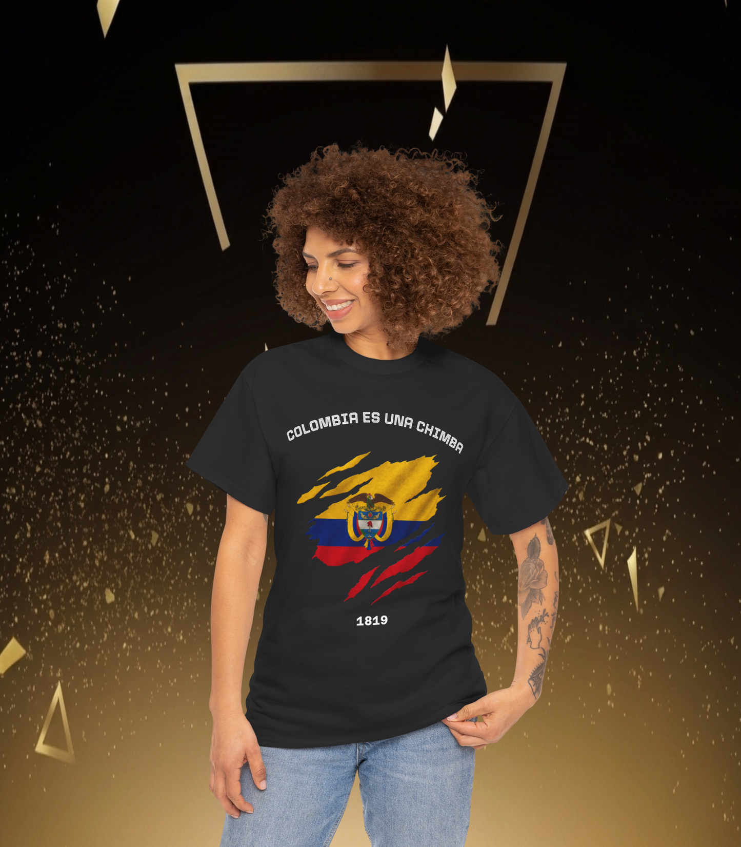 Camiseta Colombia Es Una Chimba Unisex Heavy