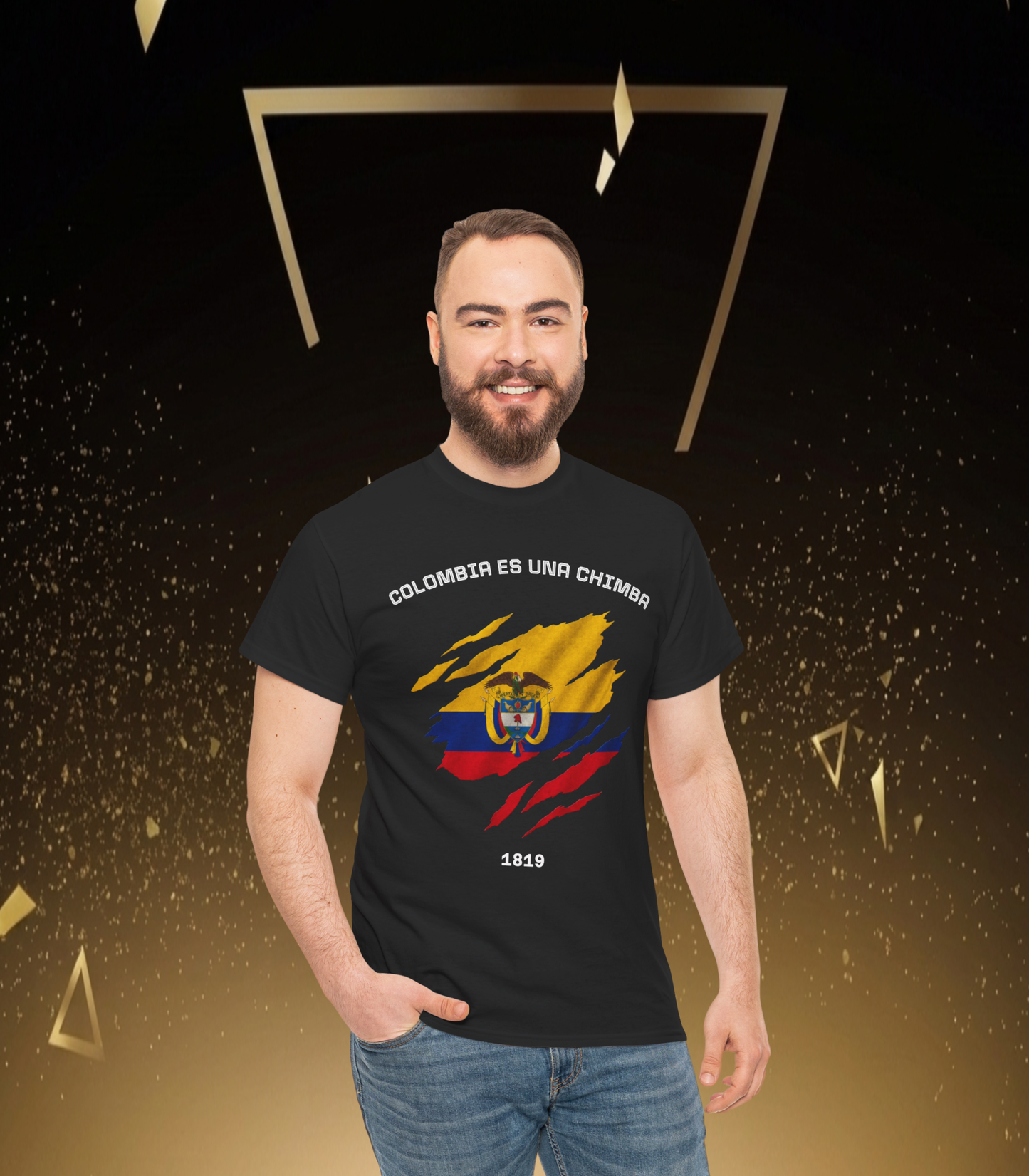 Camiseta Colombia Es Una Chimba Unisex Heavy